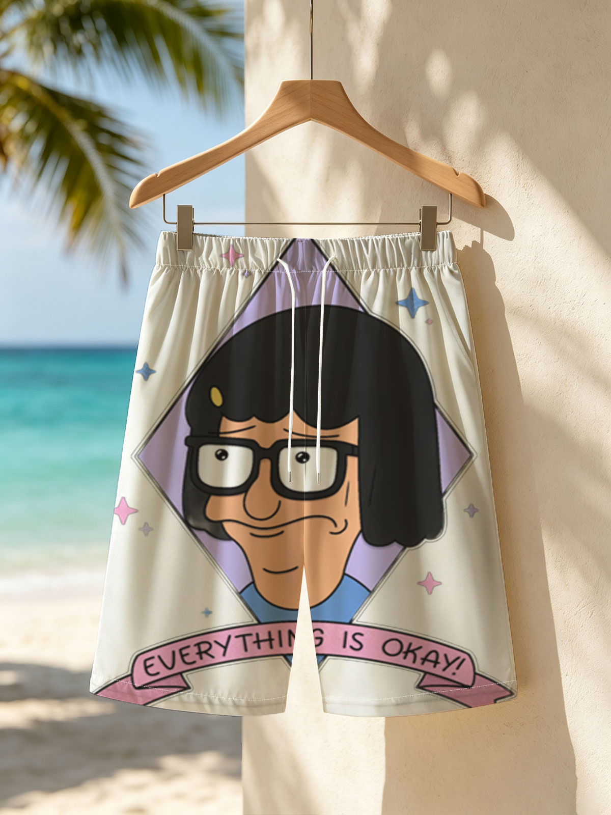 Benson from Regular Show: Everything Is Okay! -  Beach shorts