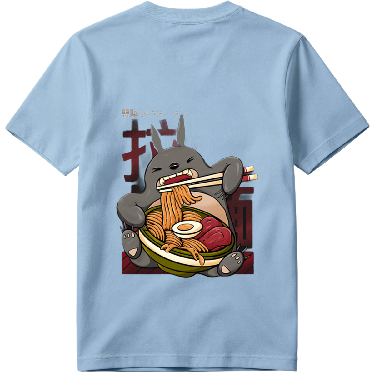 Totoro Enjoying Ramen - Tee
