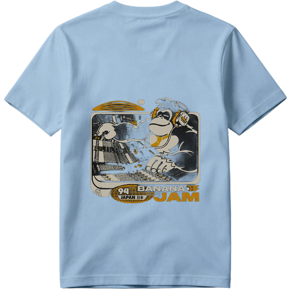 Banana Jam 94 Japan - Monkey DJ Character - Tee