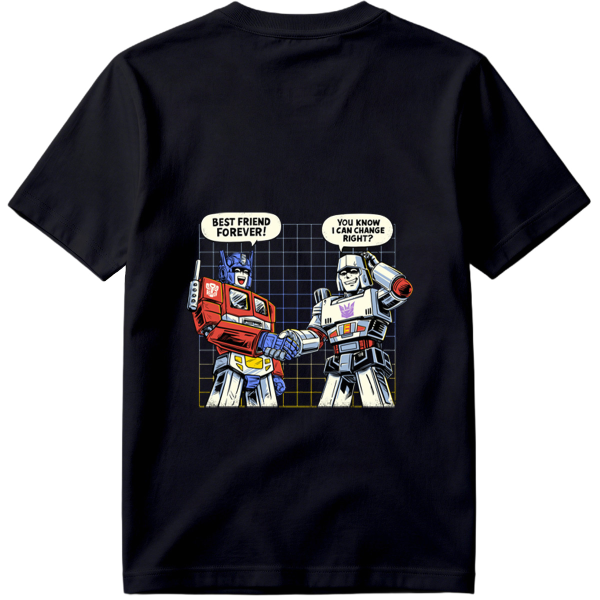 Transformers: Optimus Prime and Megatron Best Friends Forever - Tee