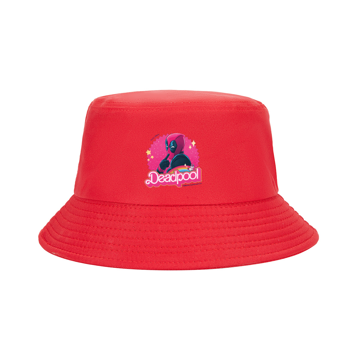 Deadpool: Wade Wilson with a Unicorn and Rainbow - Fisherman's Hat
