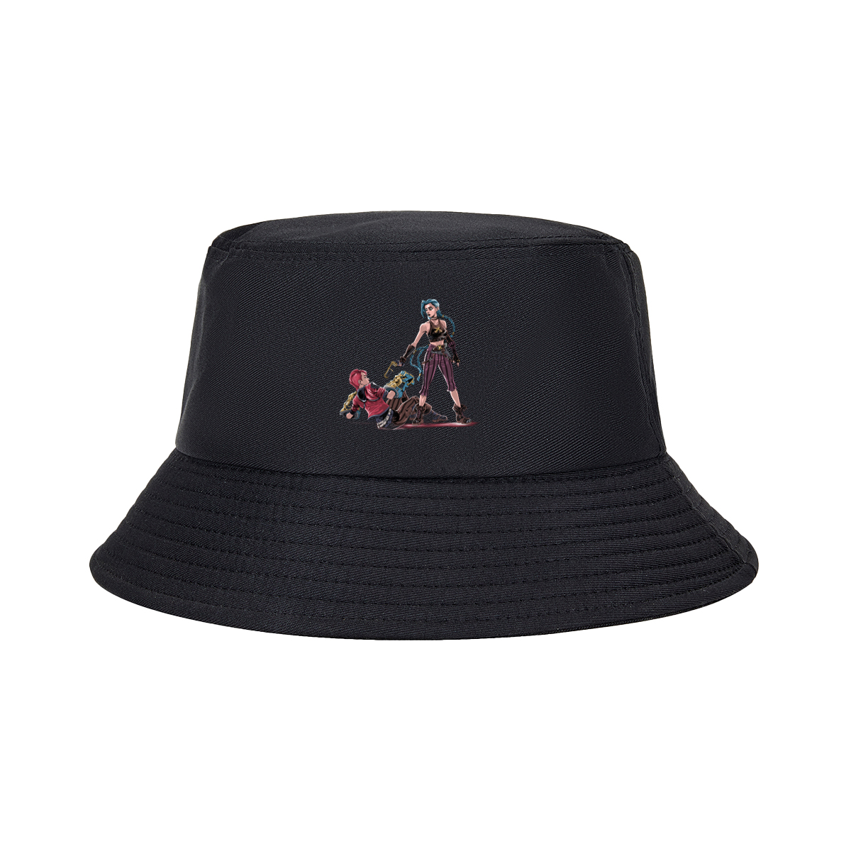Jinx and Vi from League of Legends - Fisherman's Hat