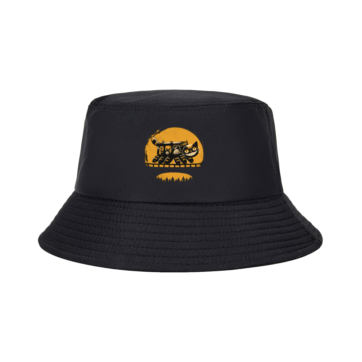 Catbus and Totoro on a Moonlit Journey - Fisherman's Hat