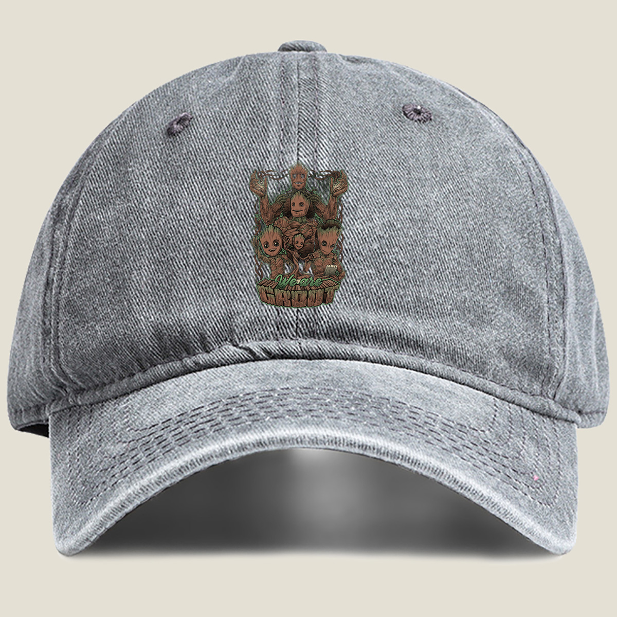 We Are Groot - Washed Denim - Baseball Cap