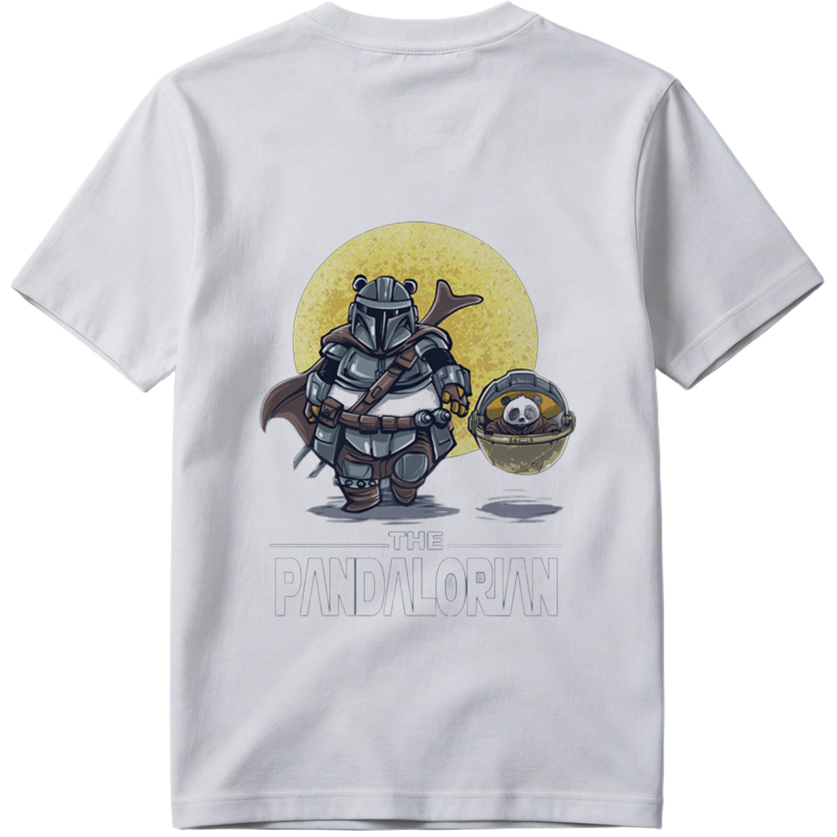 The Mandalorian with Panda Baby - Tee