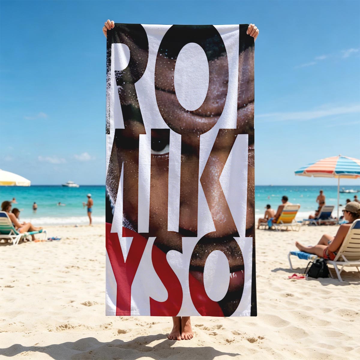Iron Mike Tyson: Boxing Legend and Cultural Icon - Beach towels