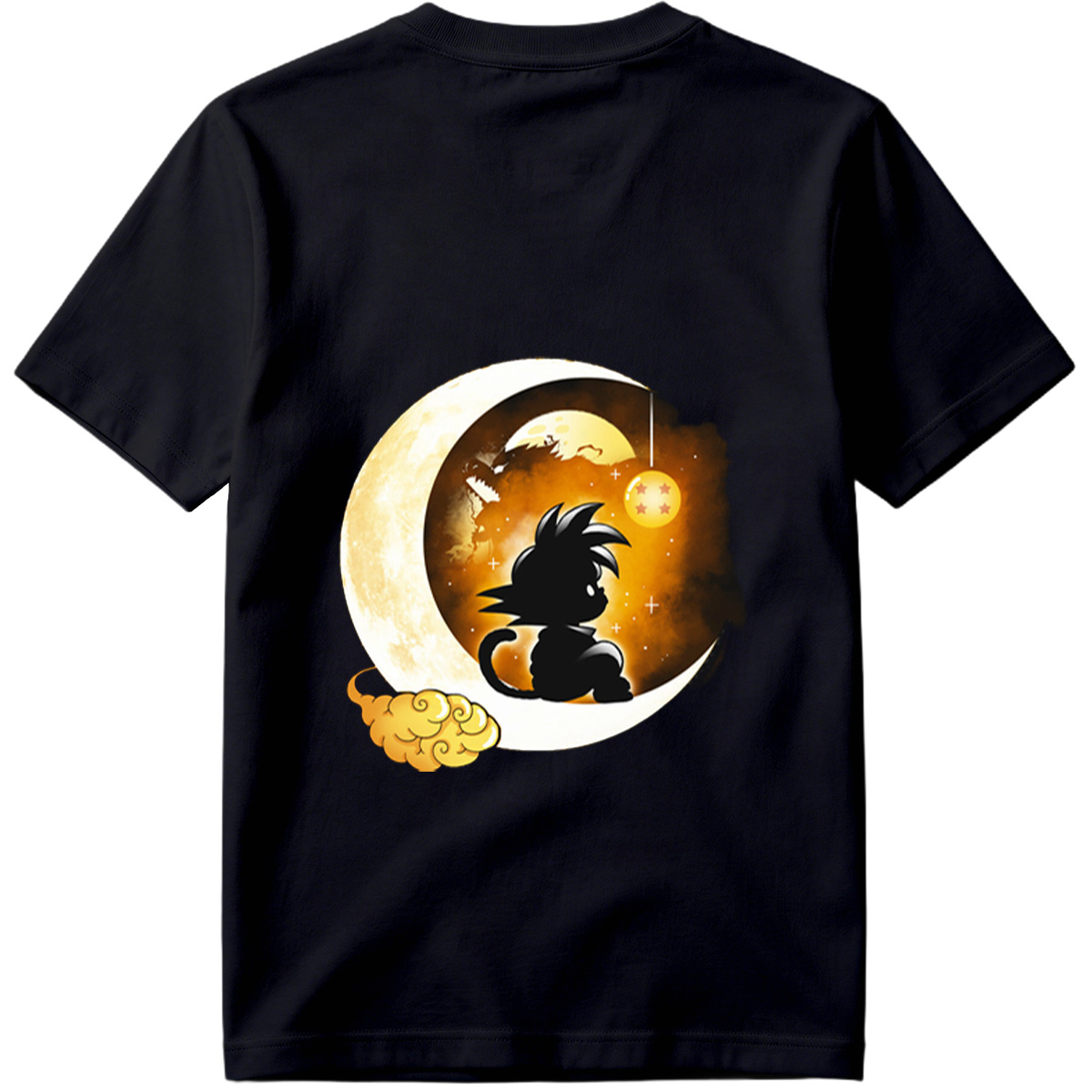 Dragon Ball: Goku and Moon with Dragon Ball - Tee
