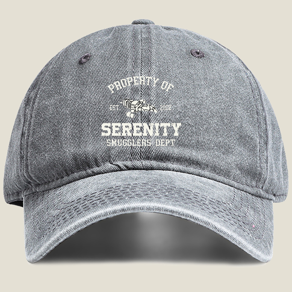 Firefly Serenity Smugglers Department - Washed Denim - Baseball Cap