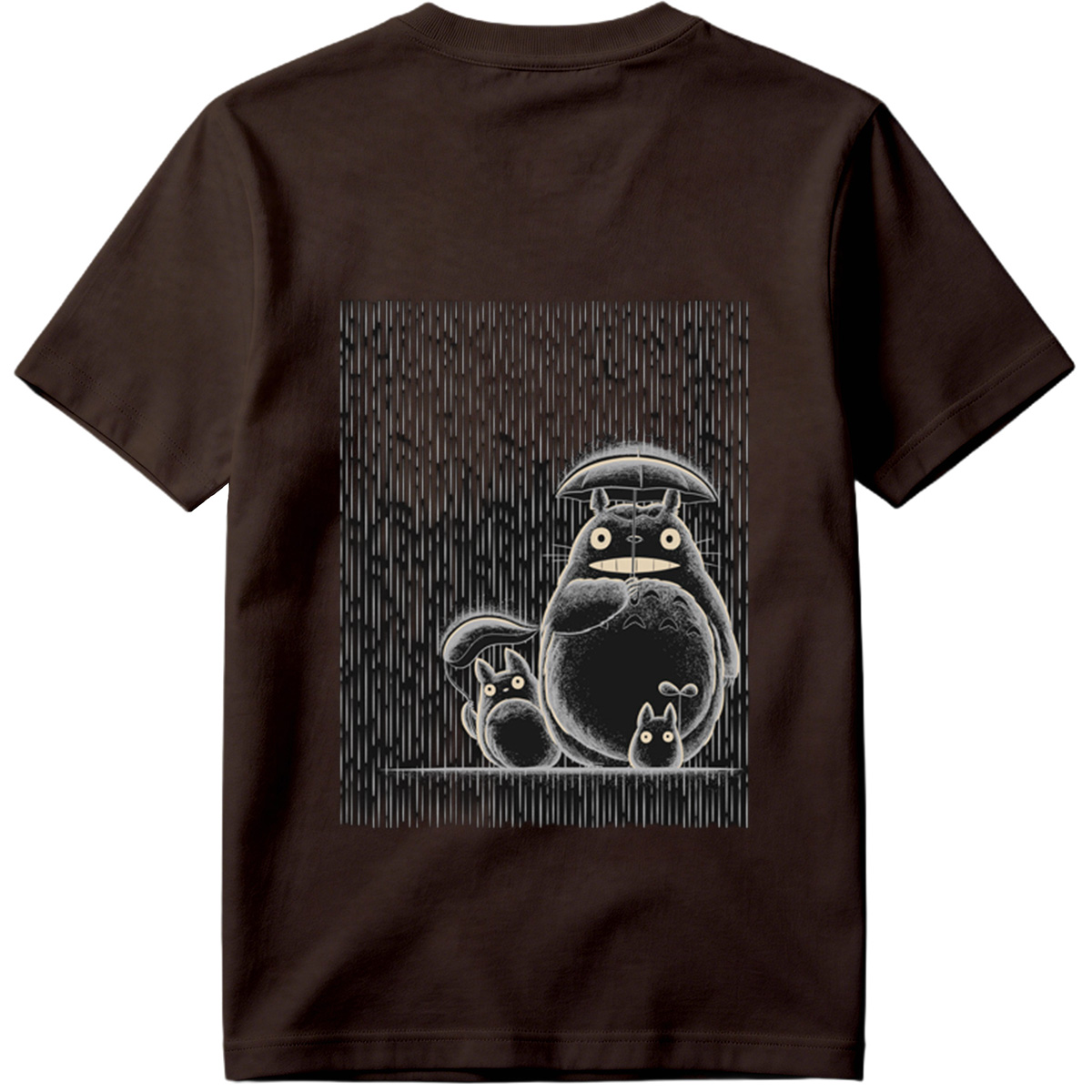 Totoro and Friends in the Rain - Tee