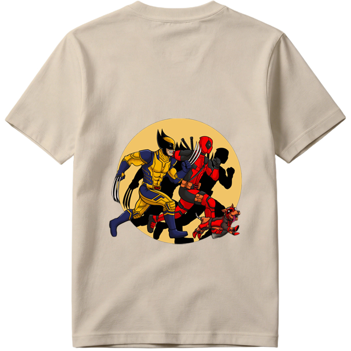 Wolverine and Deadpool with Dogpool - Tee