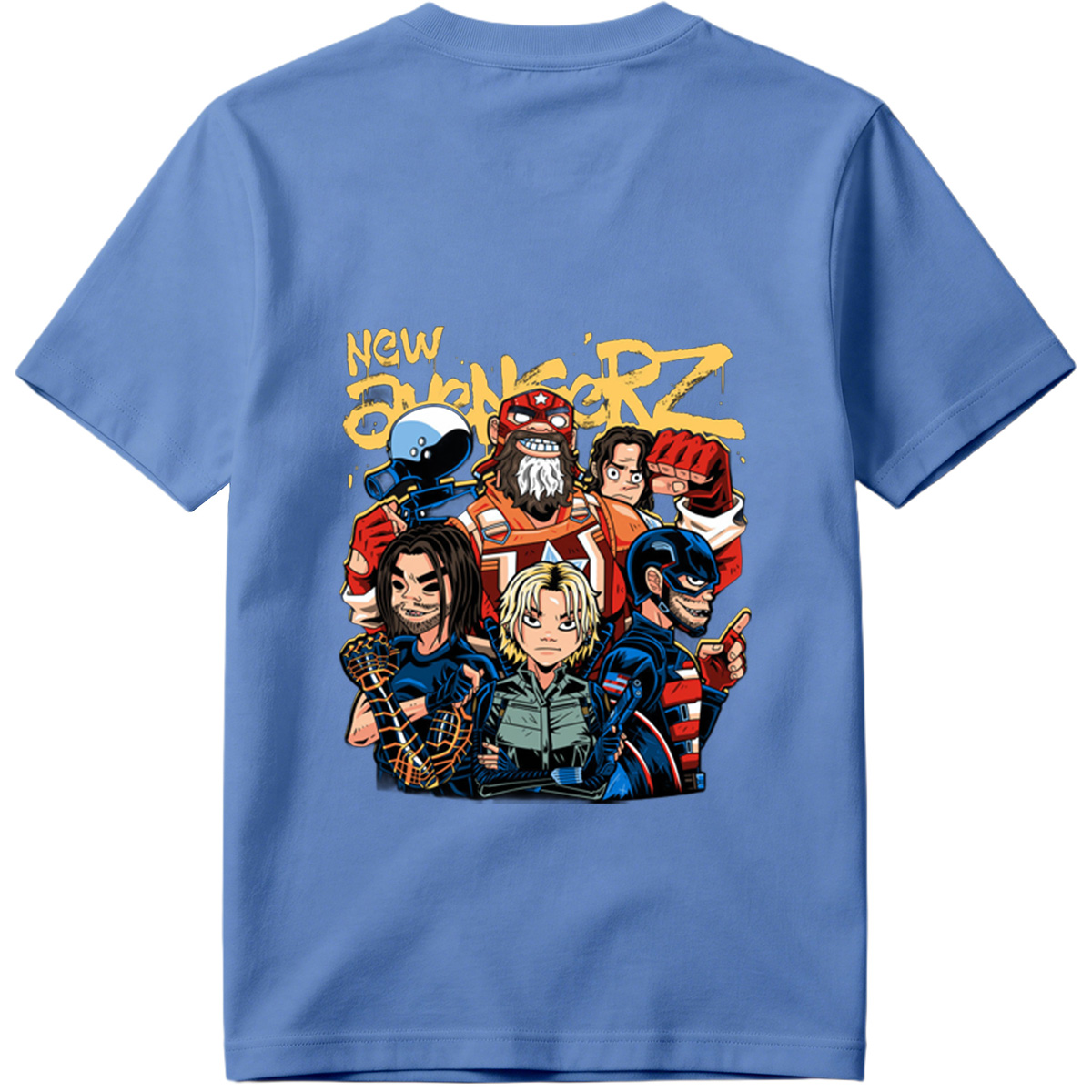 New Avengers: Captain America, Iron Man, Thor, Black Widow, Hulk, Hawkeye - Tee