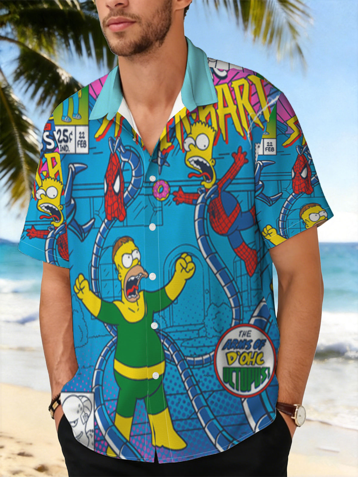 Springfield Tales: Classic Spider-Bart vs. The Arms of D'ohc Octopus! -  Shirt