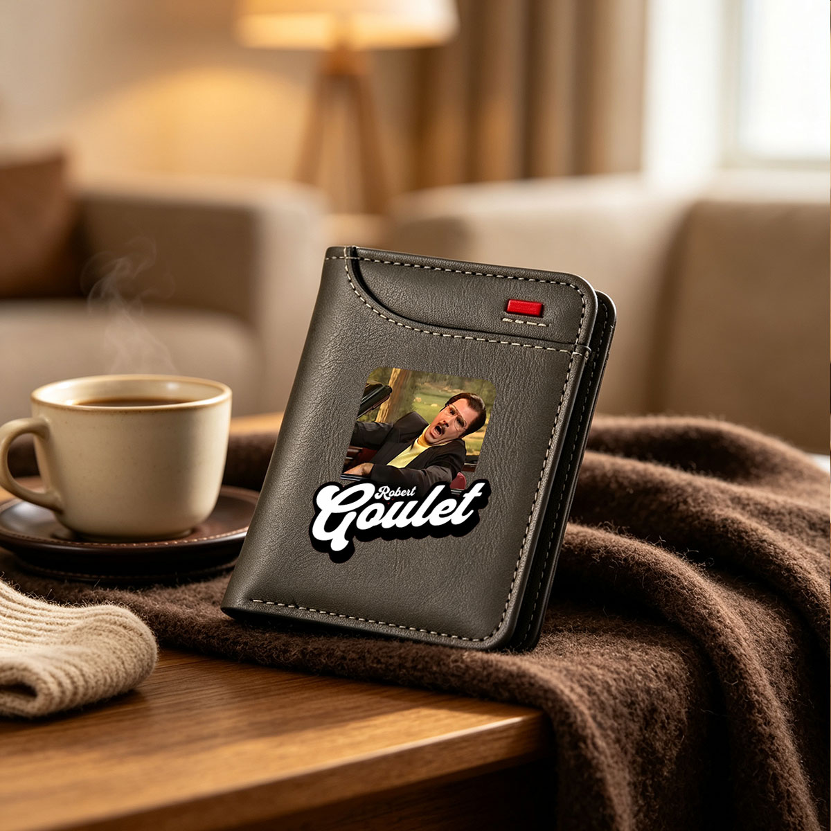 Robert Goulet in a Dramatic Car Scene - Vertical Style Wallet