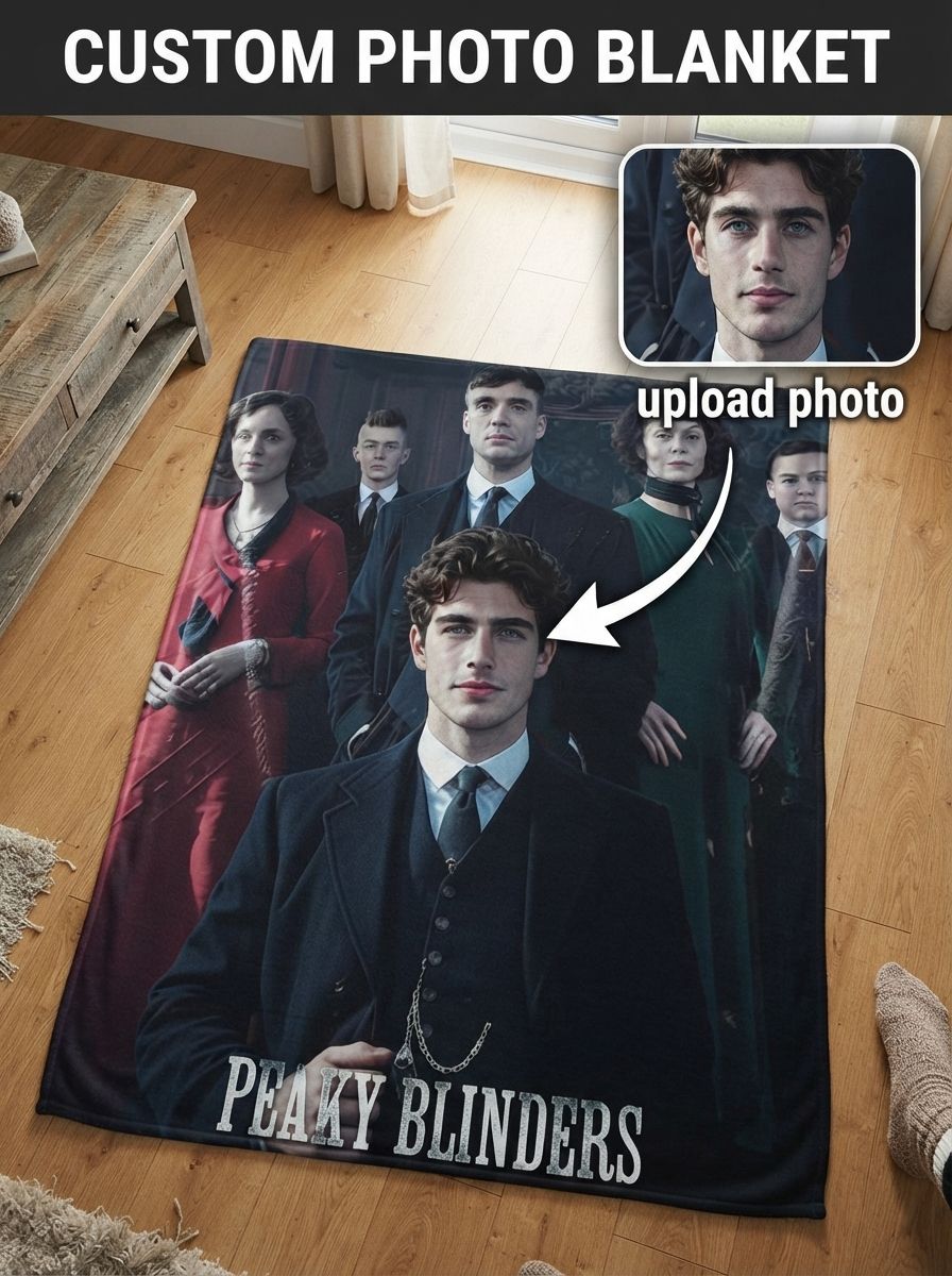 Custom Photo Face Flannel Blanket Personalized Headshot Portrait Velvet Soft Throw Ideal Cozy Gift
