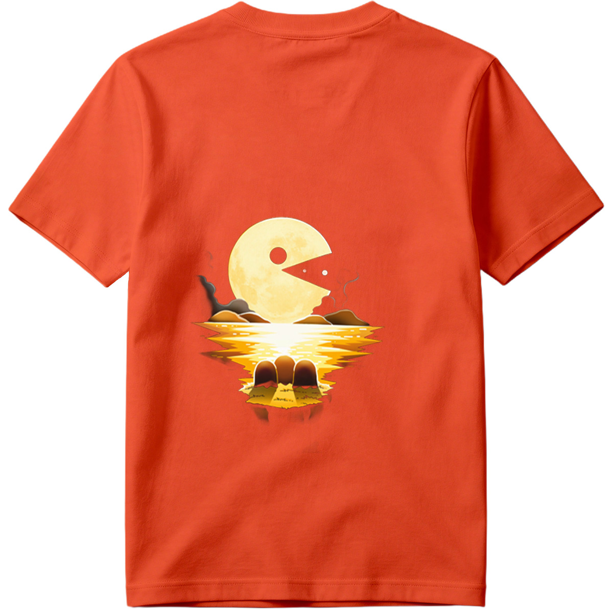 Pac-Man Moon Reflection - Tee