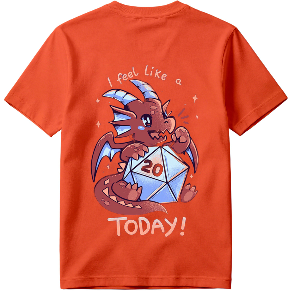 Dragon with D20 Dice - 