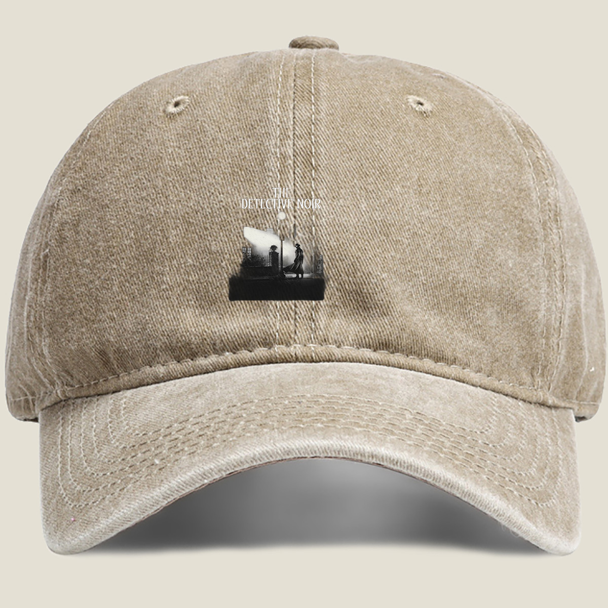 The Detective Noir - Washed Denim - Baseball Cap