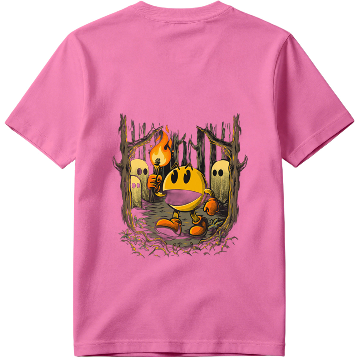 Pac-Man in the Haunted Forest - Tee