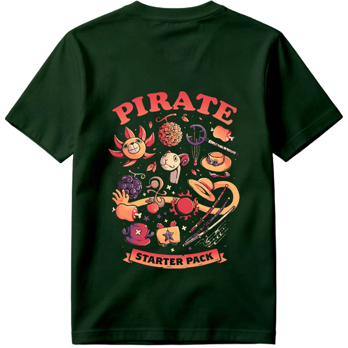 Pirate Starter Pack: A Whimsical Adventure with Captain and Crew - Tee