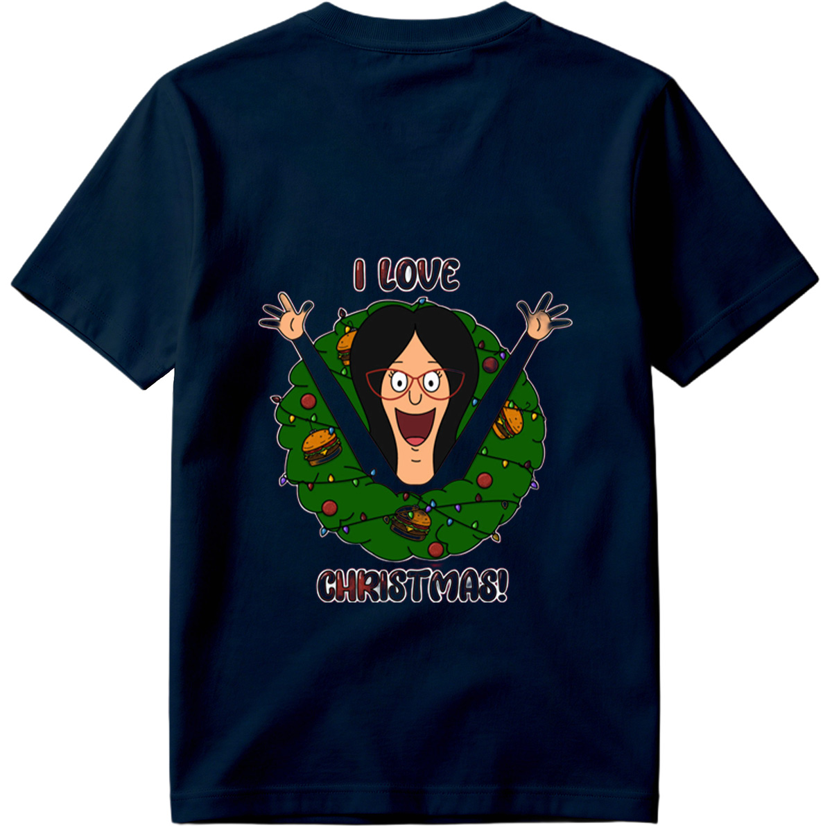 I Love Christmas - Morticia Addams Style - Tee