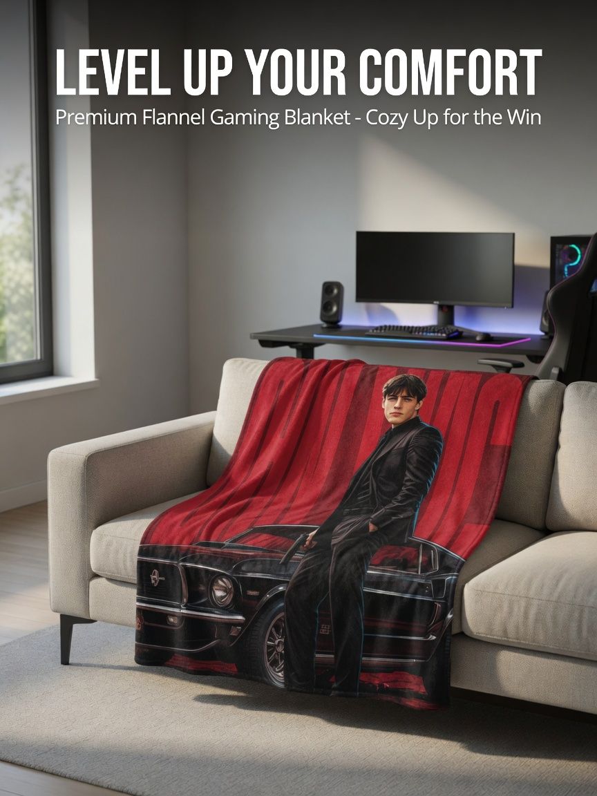 Custom Photo Flannel Blanket Personalized Portrait Throw Soft Anti-Pilling Fleece Wrap Ideal Personalized Gift