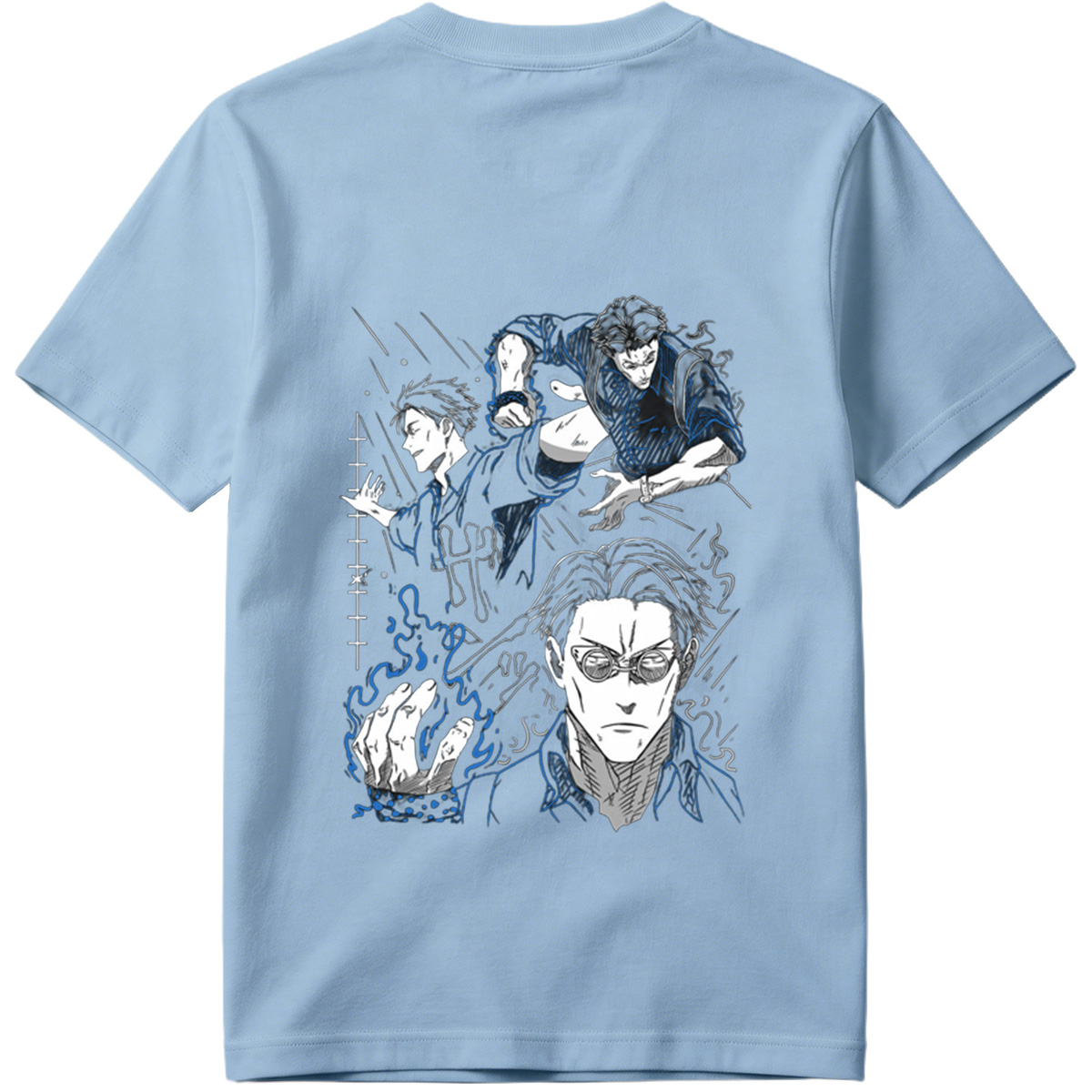 Jujutsu Kaisen: Satoru Gojo, Megumi Fushiguro, and Sukuna - Tee