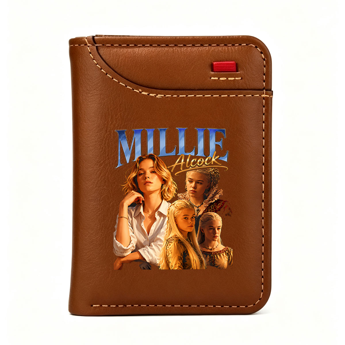 Millie Alcock: From Modern Glamour to Medieval Elegance - Vertical Style Wallet