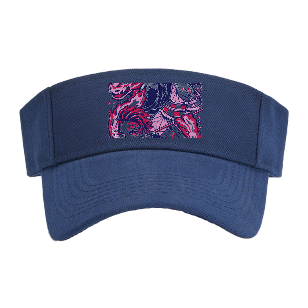 Demon Slayer: Nezuko and Tanjiro with Flame Dragon -  Visor cap