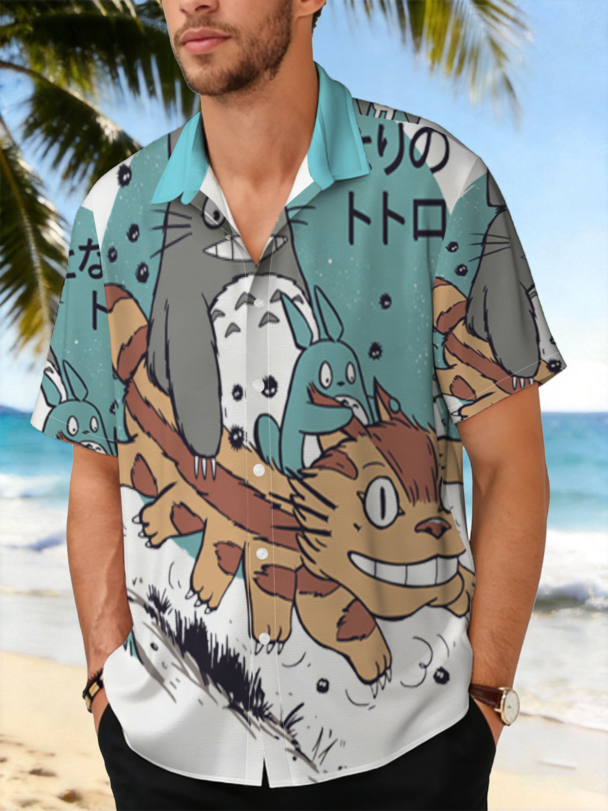 Totoro, Chu, and Catbus from My Neighbor Totoro -  Shirt