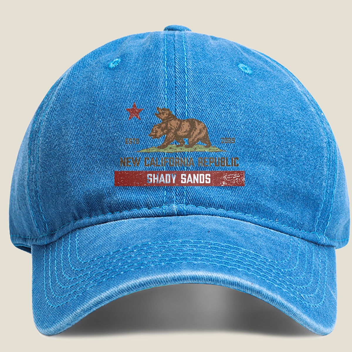 New California Republic: Shady Sands - Washed Denim - Baseball Cap
