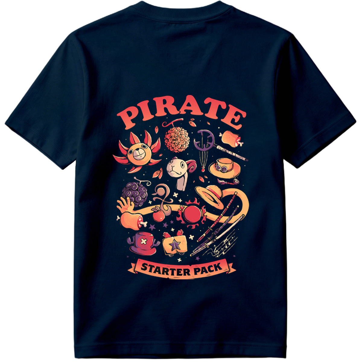 Pirate Starter Pack: A Whimsical Adventure with Captain and Crew - Tee