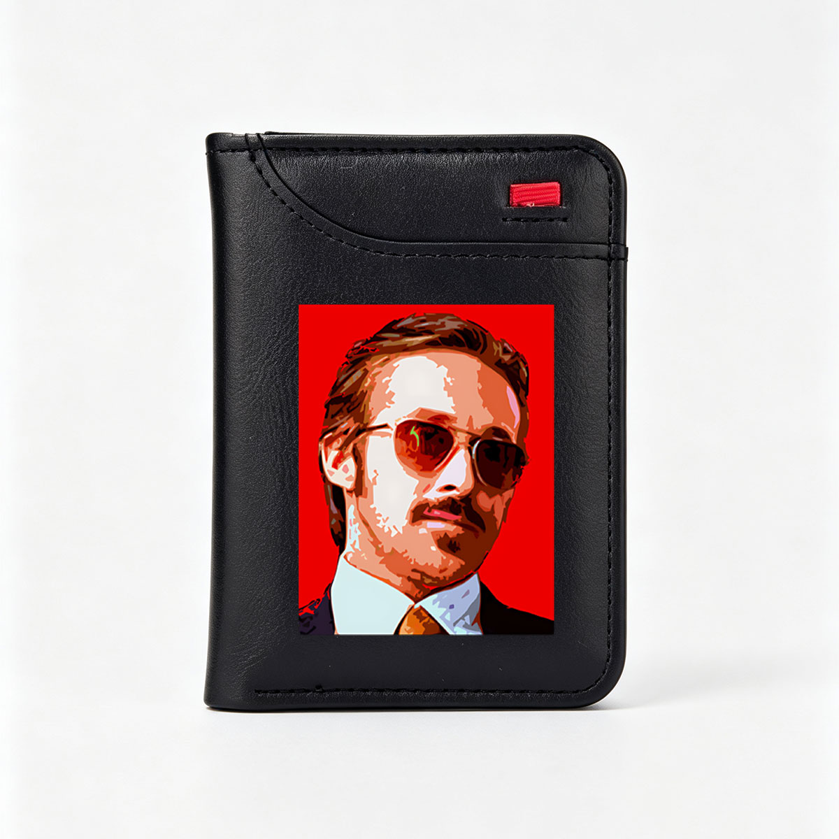 TaronEGerton in Aviator Sunglasses Pop Art Portrait - Vertical Style Wallet