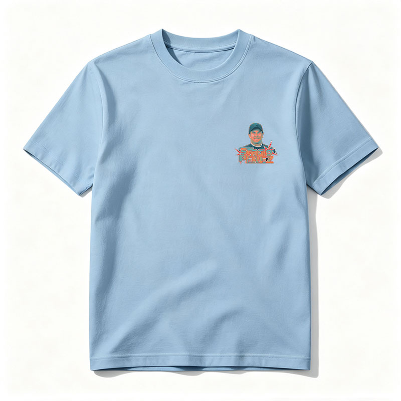 Sergio Perez Racing Driver Portrait - Tee