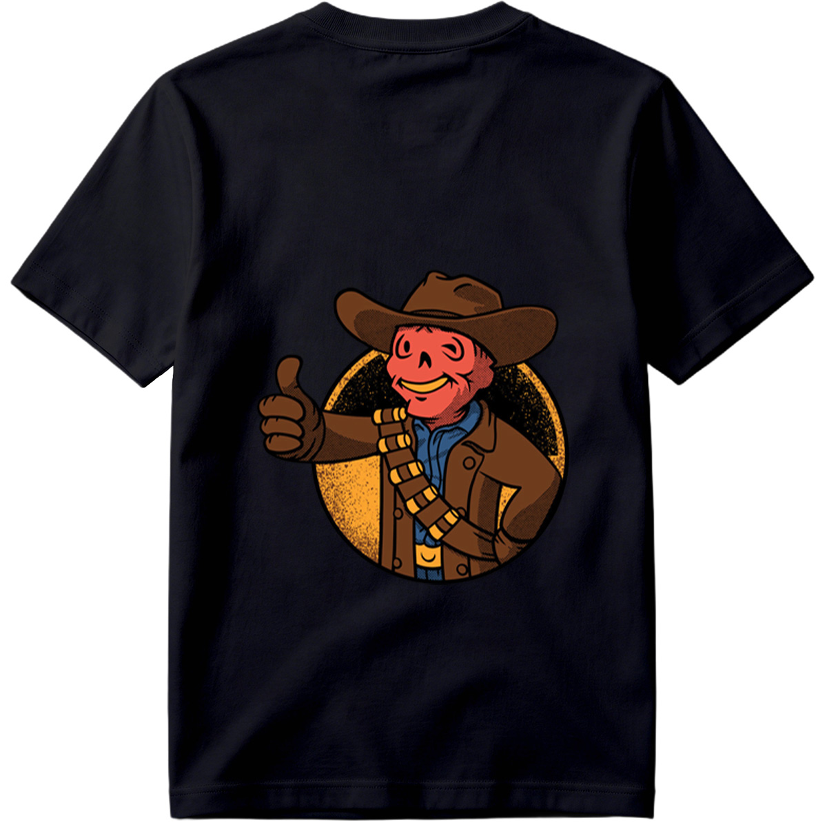 Cowboy Skeleton Thumbs Up - Tee
