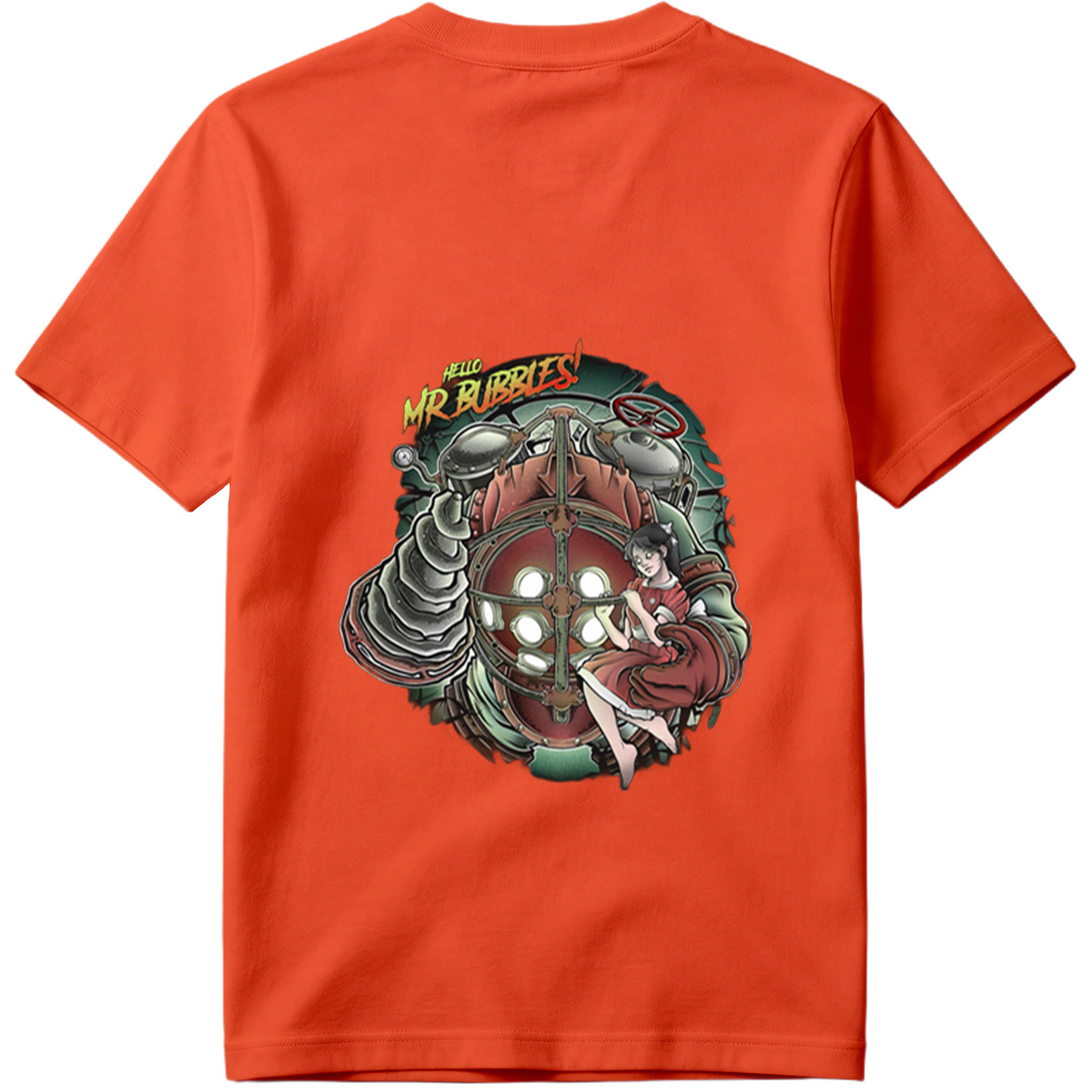 Hello Mr. Bubbles! - Steam Punk Submarine Adventure - Tee