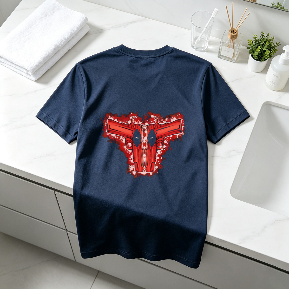 Deadpool: Dual Pistols Design - Tee