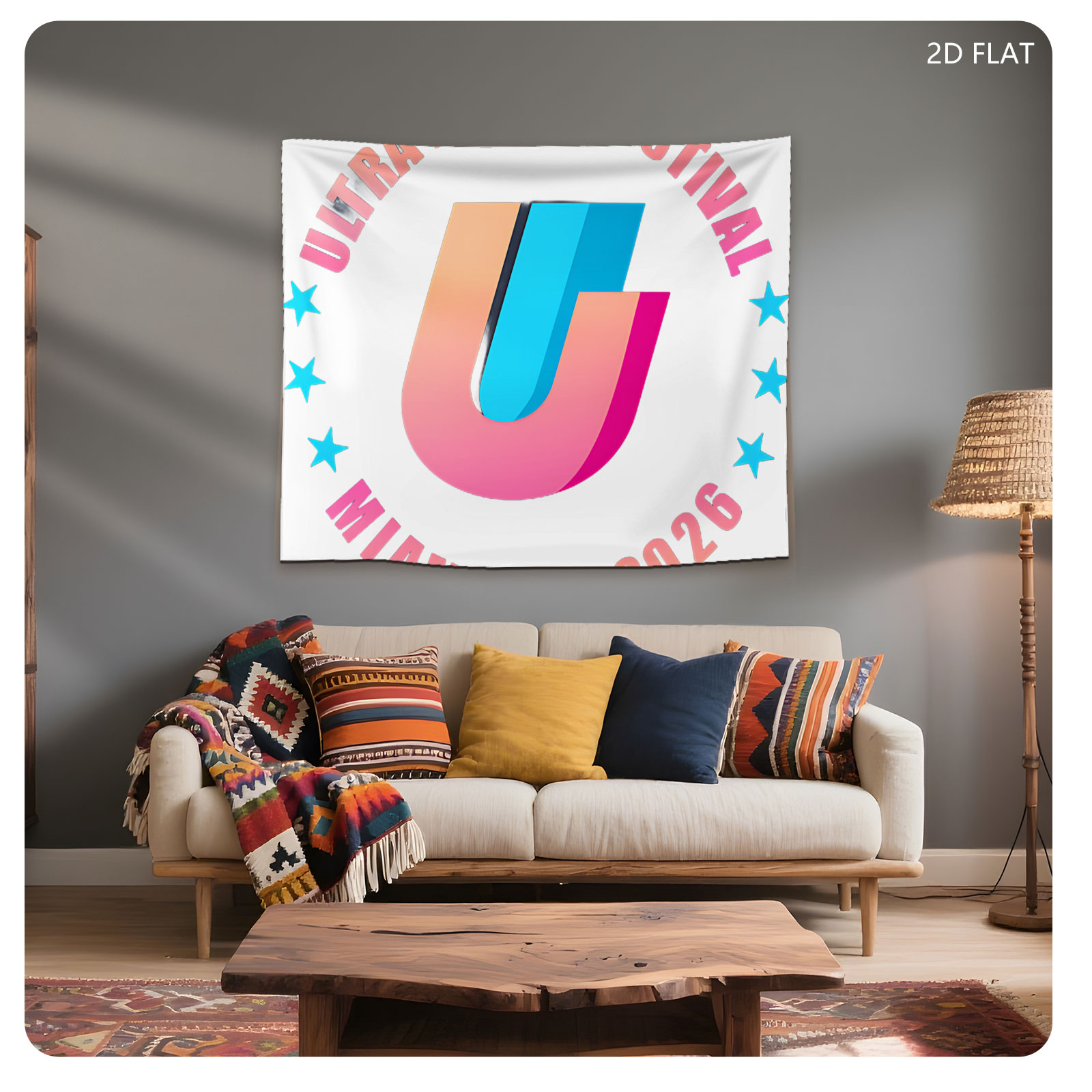 Ultra Music Festival Miami, FL - 2026 Logo - Tapestry