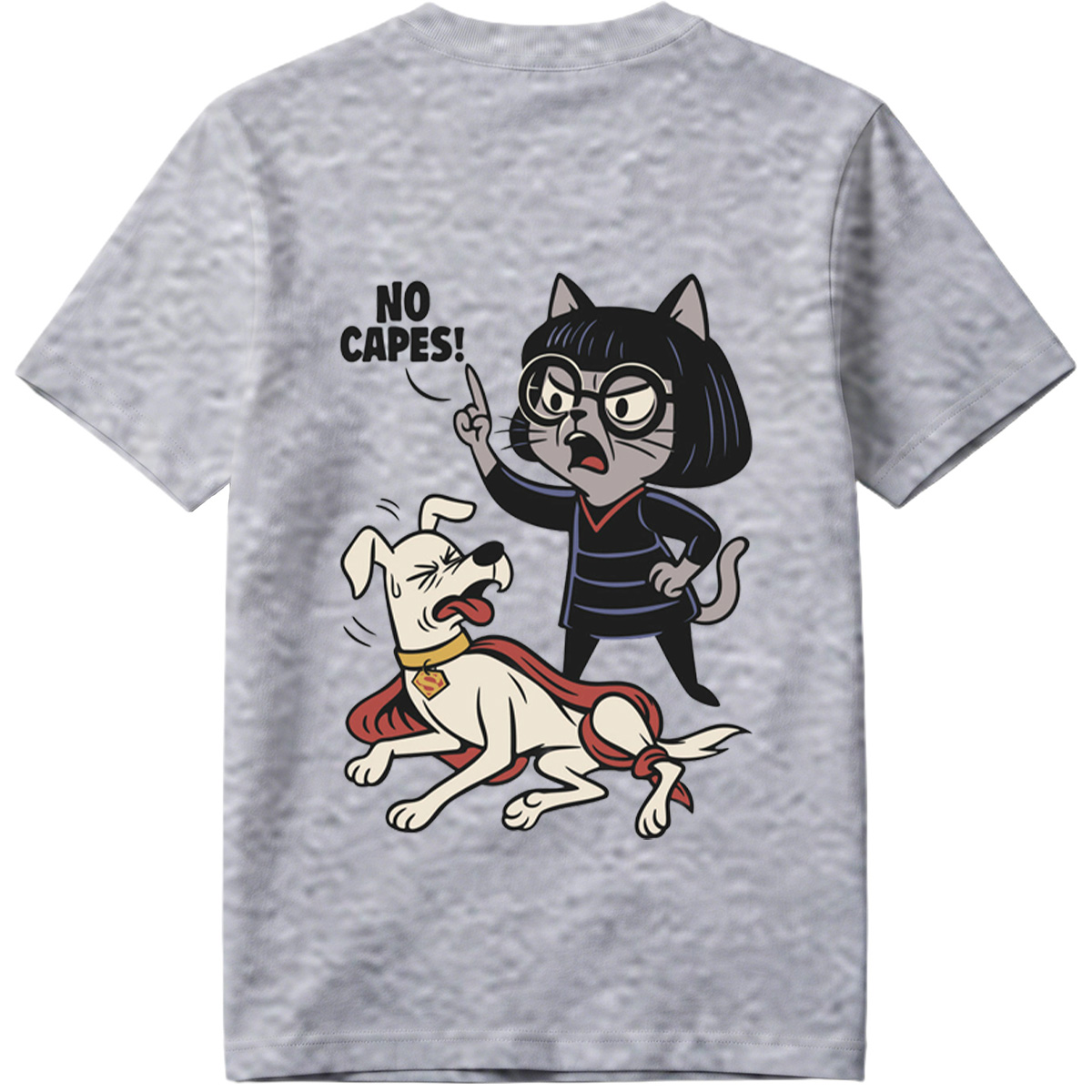 Krypto the Superdog and Streaky the Supercat: No Capes! - Tee