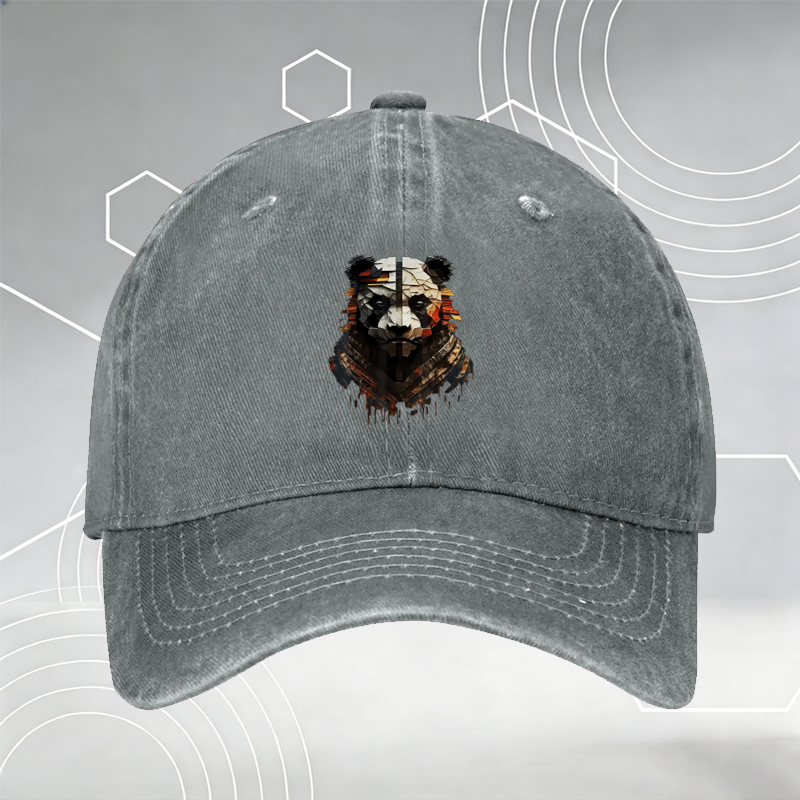 New Baseball Cap with Sleeping Wolf and 