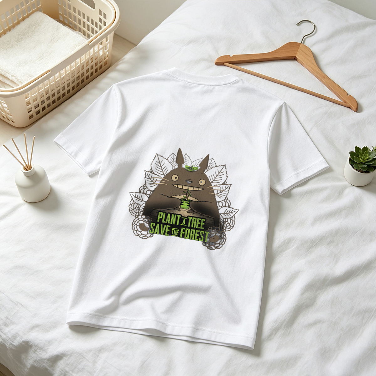 Totoro Plant a Tree Save the Forest - Tee