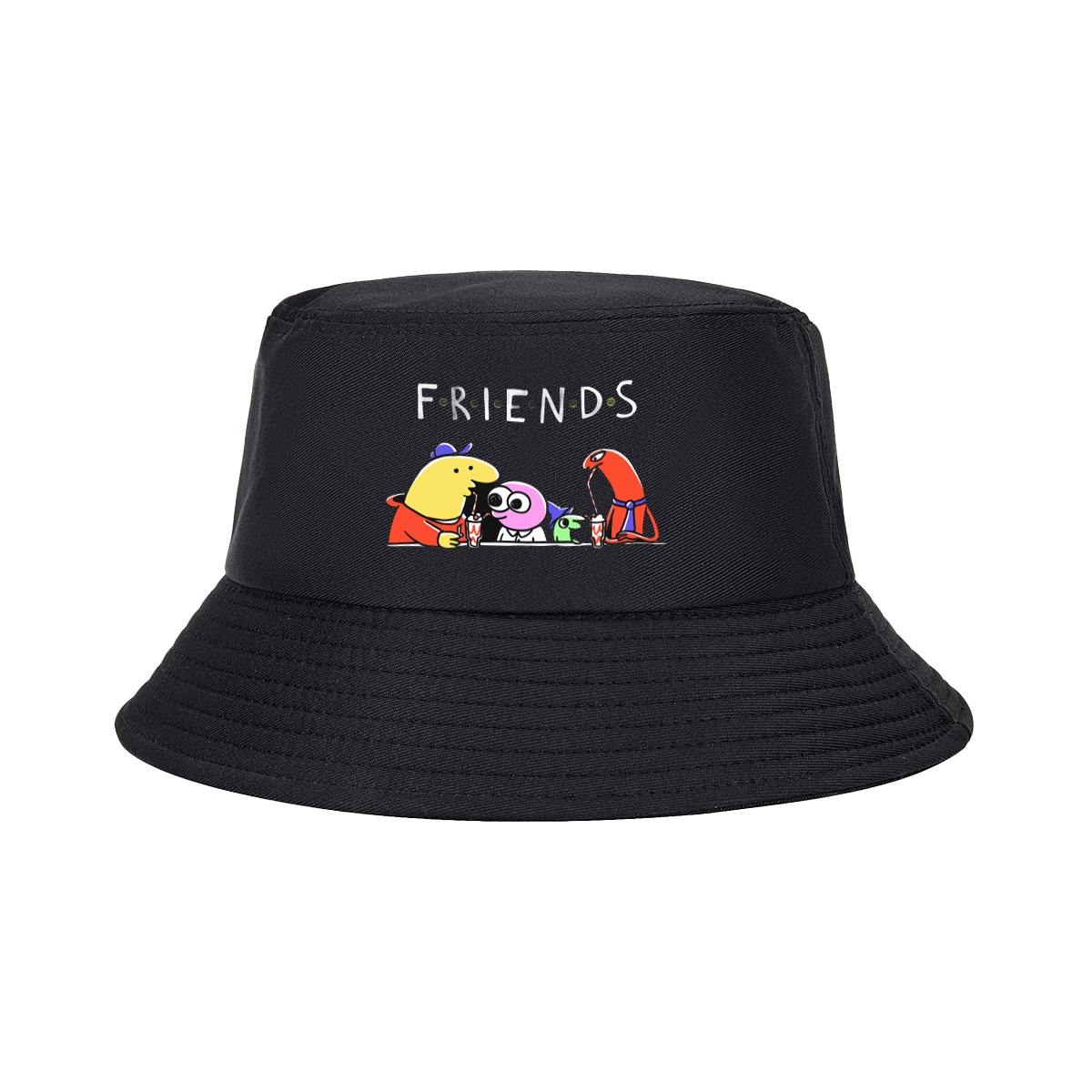 Friends: The Animated Characters Enjoying Drinks Together - Fisherman's Hat