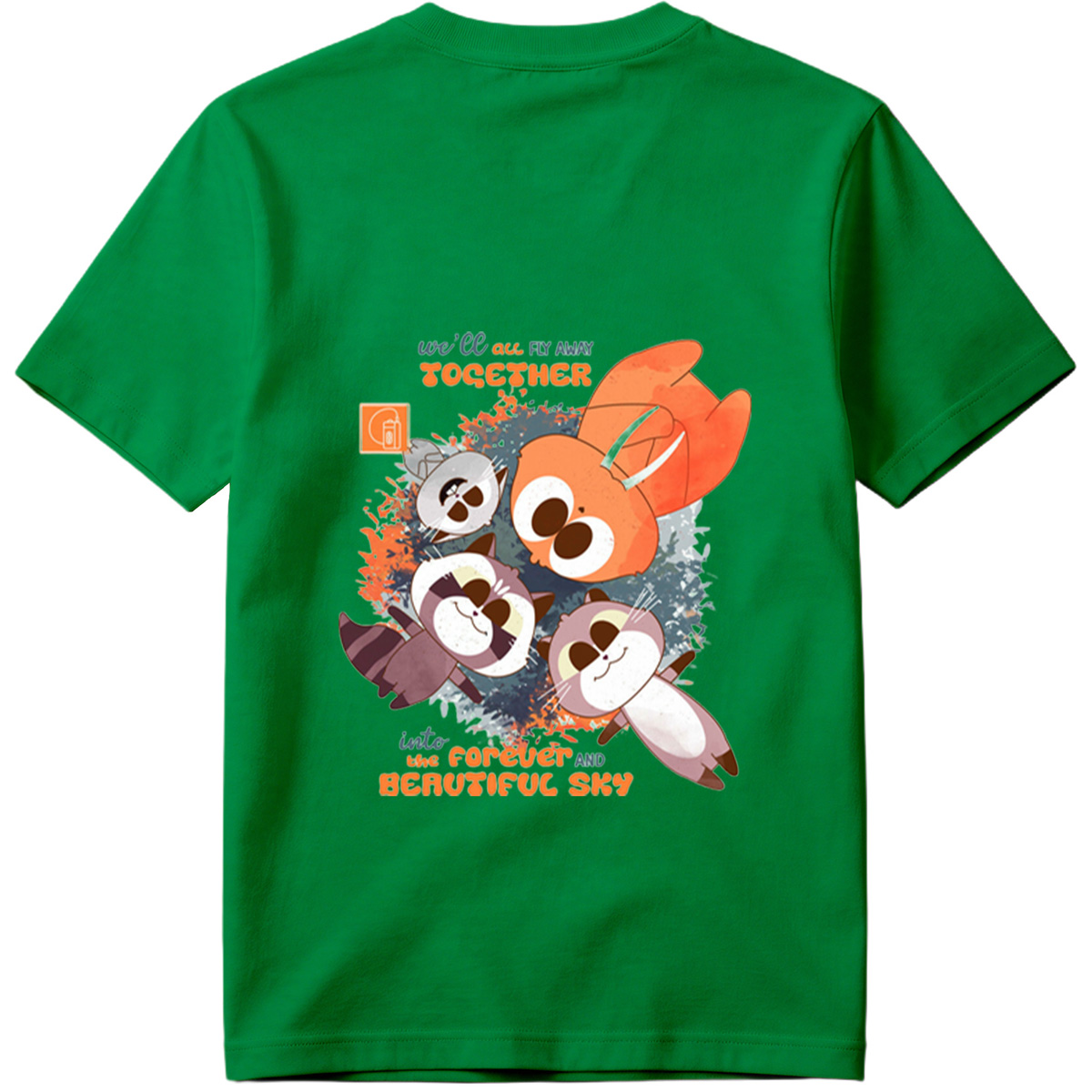 Kiff and Friends Fly Together Into the Forever Beautiful Sky - Tee