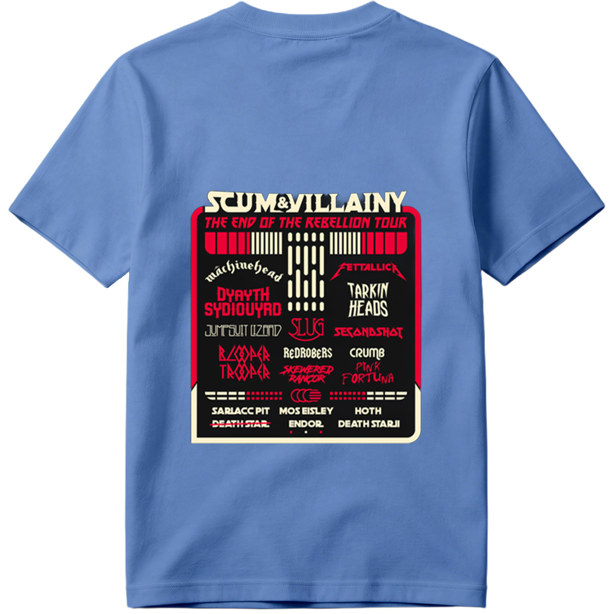 Scum & Villainy: The End of the Rebellion Tour – Star Wars Inspired Band Lineup - Tee