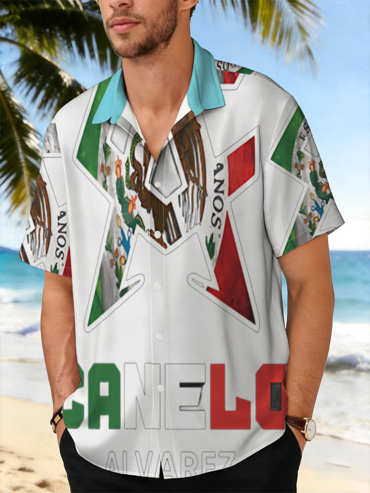 Canelo Alvarez: Mexican Boxing Legend with National Pride Symbol -  Shirt