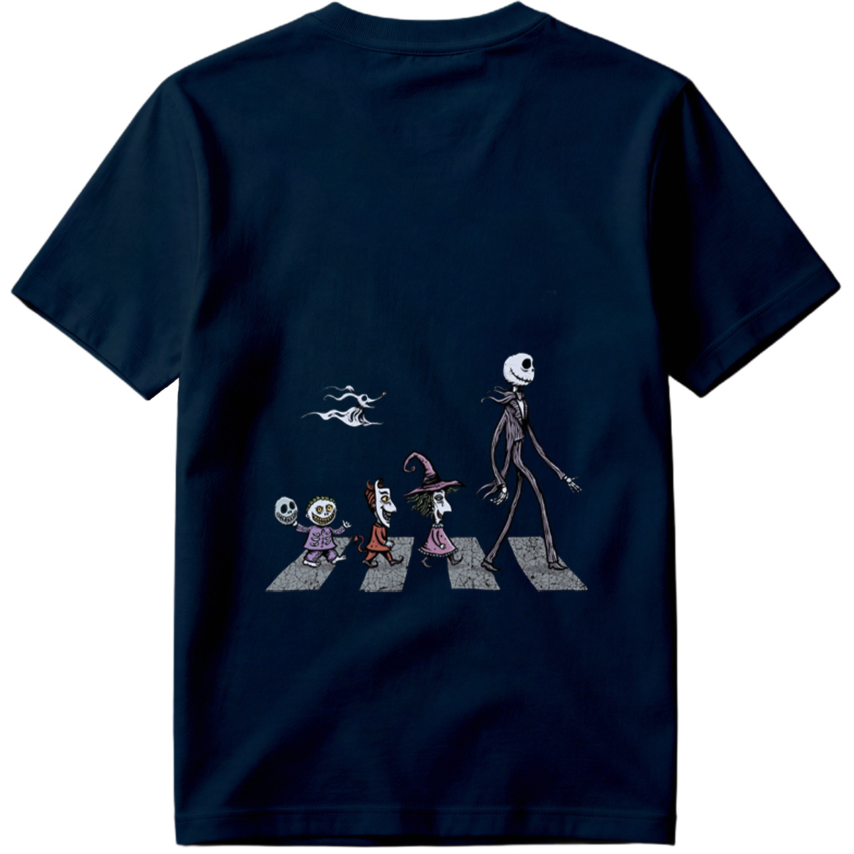 The Nightmares: Jack Skellington, Sally, Zero, and Friends Crossing the Street - Tee