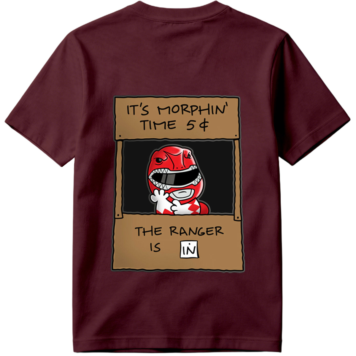 Red Ranger Morphin Time Booth - Tee