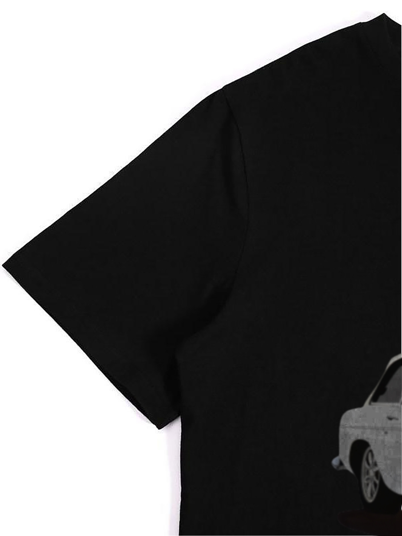 Men's Printed T-Shirt Classic Car Graphic 