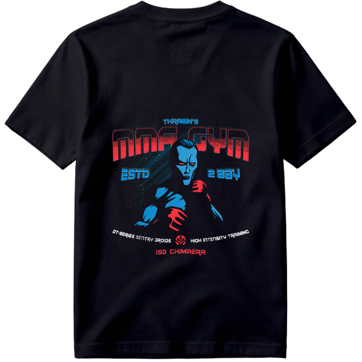 Thrawn's Dark Gym: DT-Series Sentry Droids & ISD Chimera - Tee