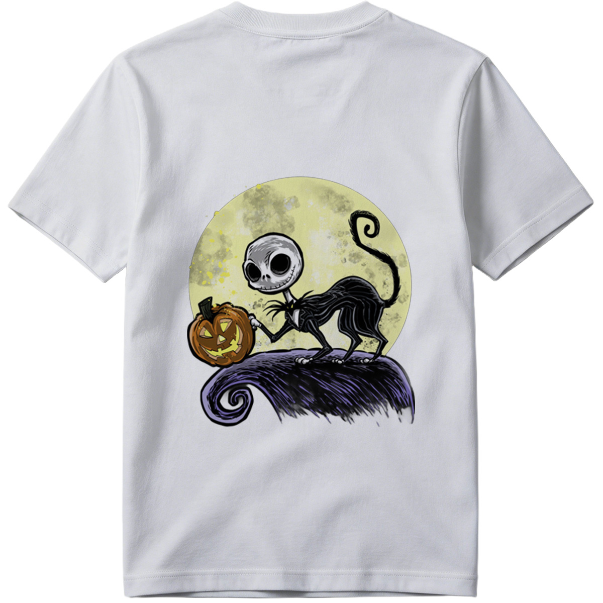 Jack Skellington and Pumpkin Moon - Tee
