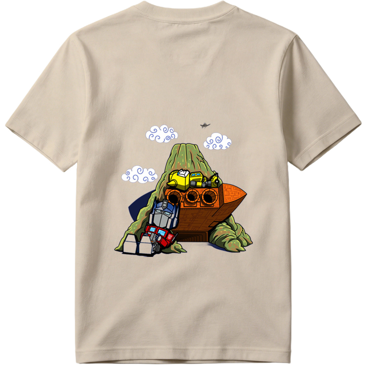 Transformers: Optimus Prime and Bumblebee at the Ark - Tee